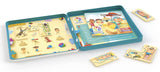 Puzzle Beach Metal Box Magnetic Travel Game with 48 Challenges for Ages 6+