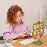 5 Little Birds Wooden Deduction Game for Ages 5 - Adult with 60 Challenges