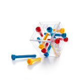 Criss Cross Cube 3D Puzzle Game - Brainteaser with 80 Challenges for Ages 8+
