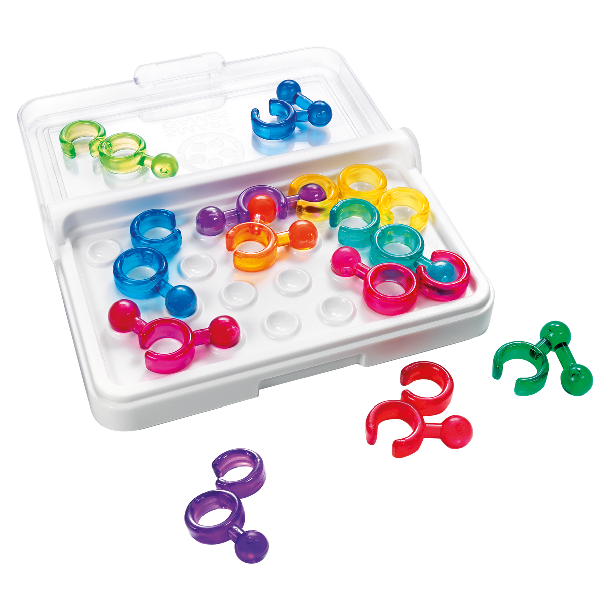 IQ Link, a Travel Game for Kids and Adults. A STEM-Focused Cognitive Skill-Building Brain Game - Brain Teaser for Ages 8 & Up, Kids and Family Travel Games – Travel Puzzles.